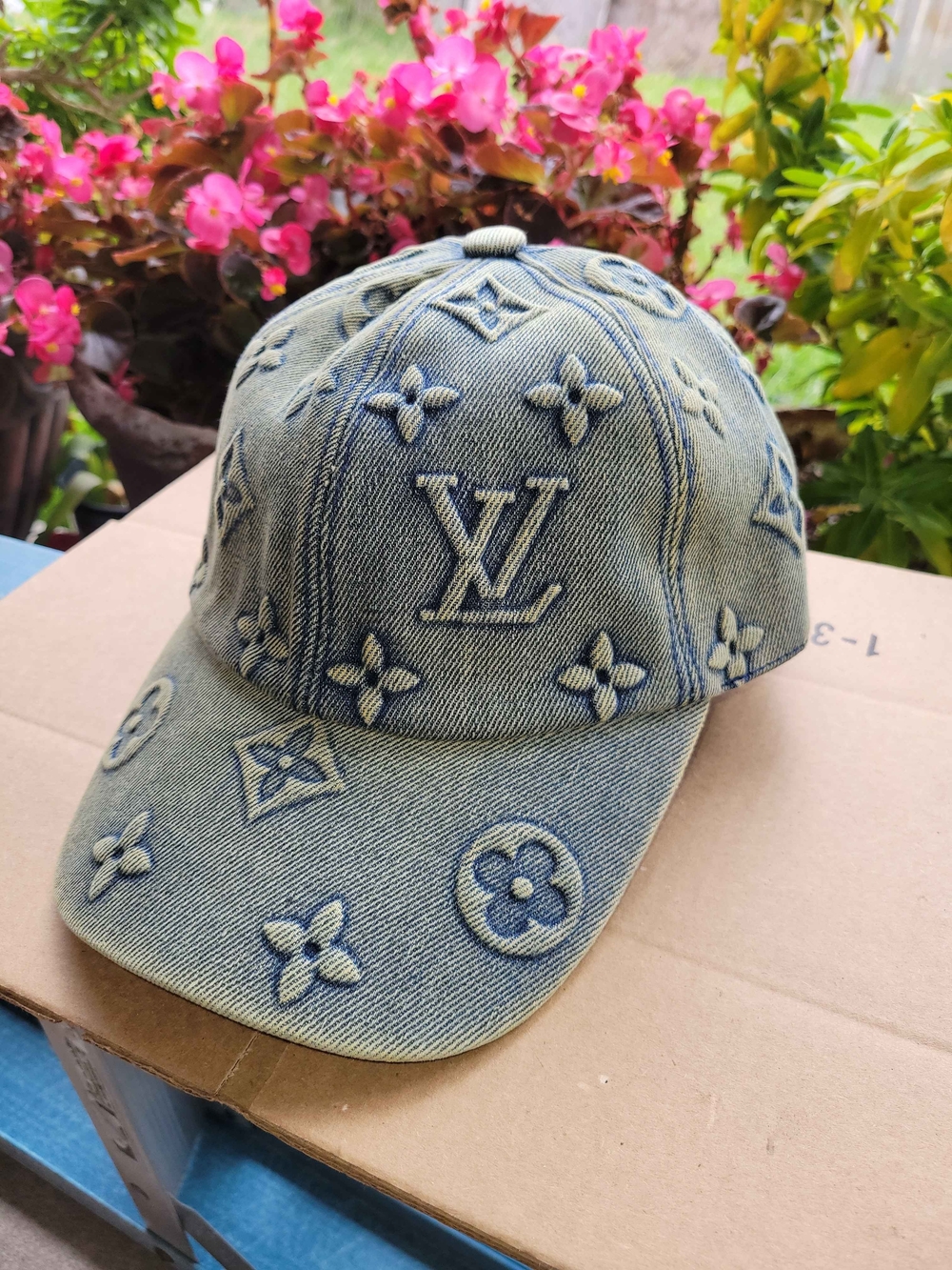 Louis Vuitton Monogram Denim Baseball Cap - - Picture 3 of 8